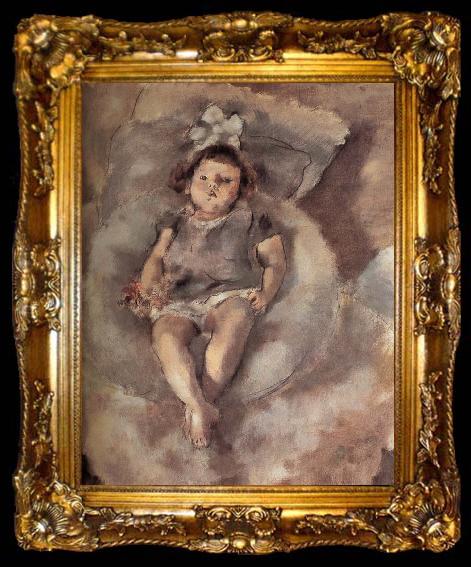 framed  Jules Pascin Baby, ta009-2